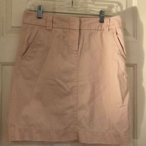 J Crew pink denim skirt.  Size 2